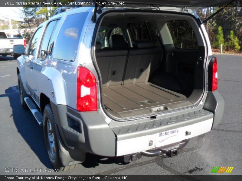 Silver Lightning / Pro 4X Gray/Red 2011 Nissan Xterra Pro-4X 4x4