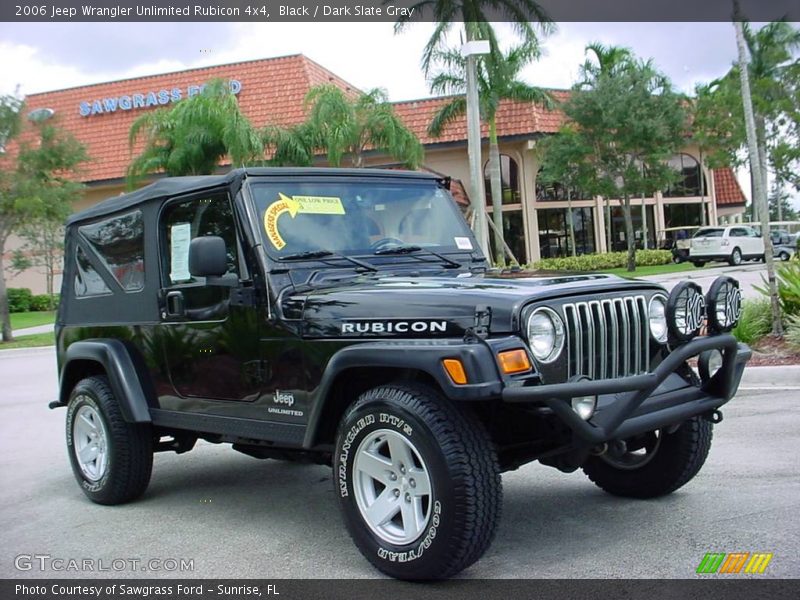 Black / Dark Slate Gray 2006 Jeep Wrangler Unlimited Rubicon 4x4
