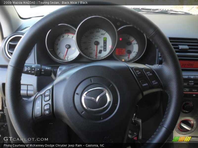Black Mica / Black 2009 Mazda MAZDA3 i Touring Sedan