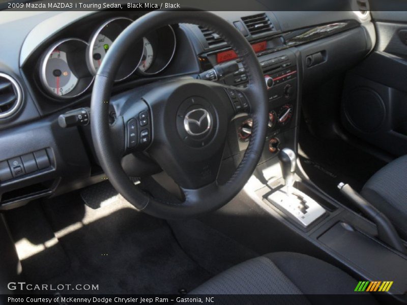 Black Mica / Black 2009 Mazda MAZDA3 i Touring Sedan