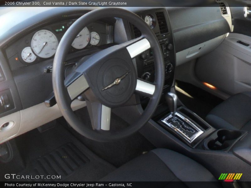 Cool Vanilla / Dark Slate Gray/Light Graystone 2006 Chrysler 300