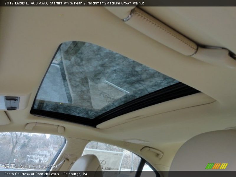 Sunroof of 2012 LS 460 AWD