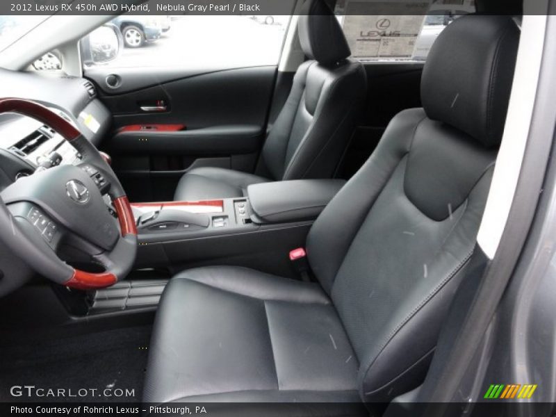  2012 RX 450h AWD Hybrid Black Interior