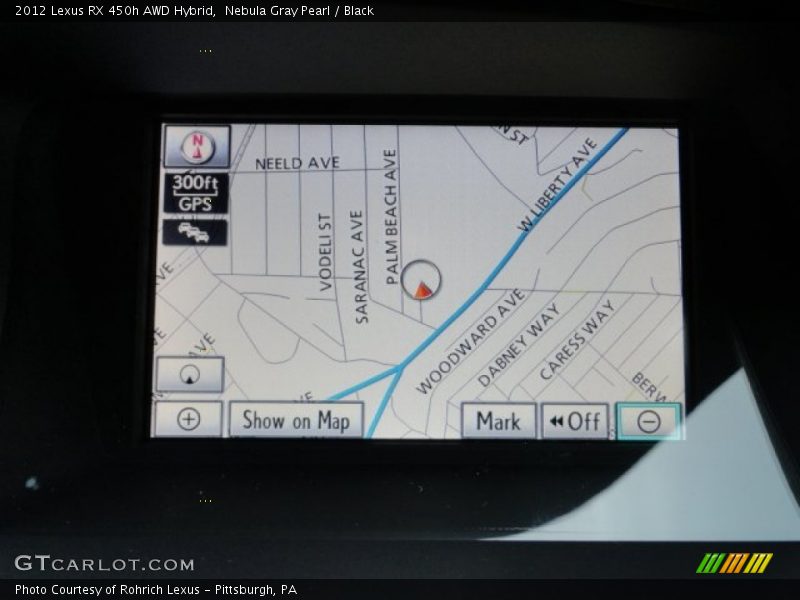 Nebula Gray Pearl / Black 2012 Lexus RX 450h AWD Hybrid