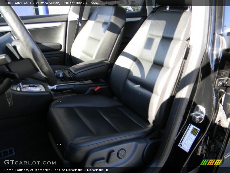 Brilliant Black / Ebony 2007 Audi A4 3.2 quattro Sedan