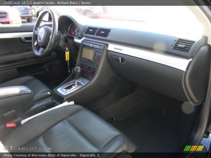 Brilliant Black / Ebony 2007 Audi A4 3.2 quattro Sedan