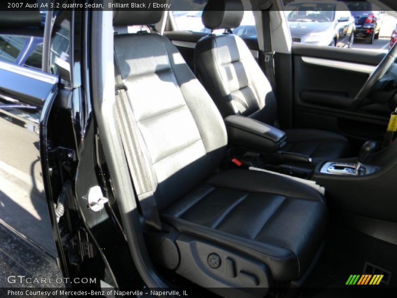 Brilliant Black / Ebony 2007 Audi A4 3.2 quattro Sedan