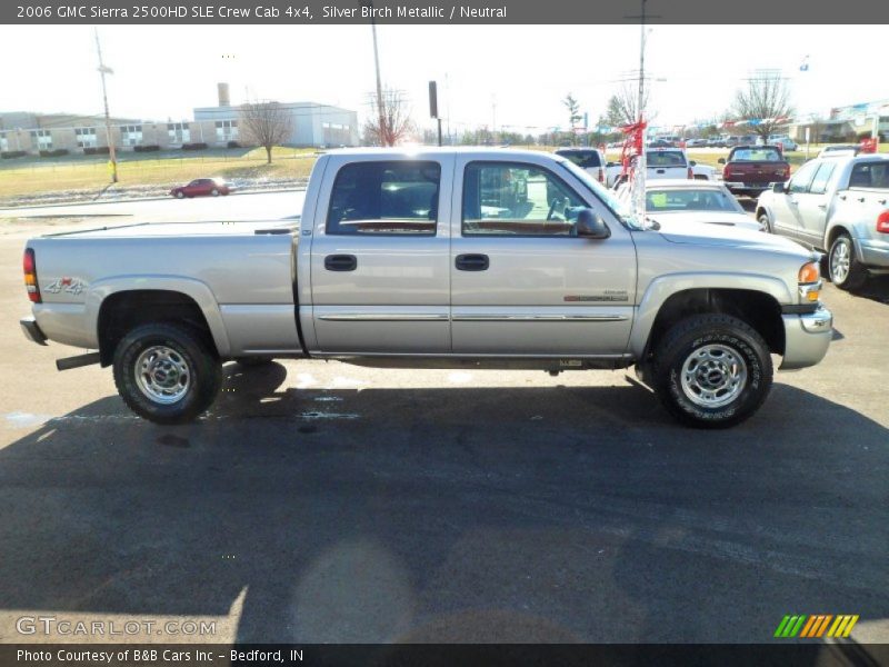 Silver Birch Metallic / Neutral 2006 GMC Sierra 2500HD SLE Crew Cab 4x4