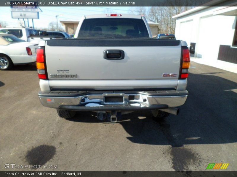 Silver Birch Metallic / Neutral 2006 GMC Sierra 2500HD SLE Crew Cab 4x4