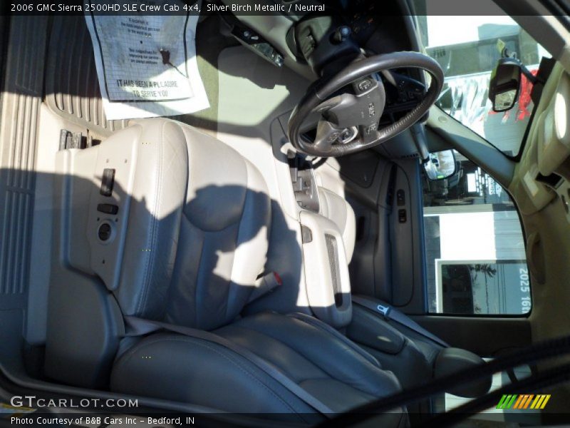 Silver Birch Metallic / Neutral 2006 GMC Sierra 2500HD SLE Crew Cab 4x4