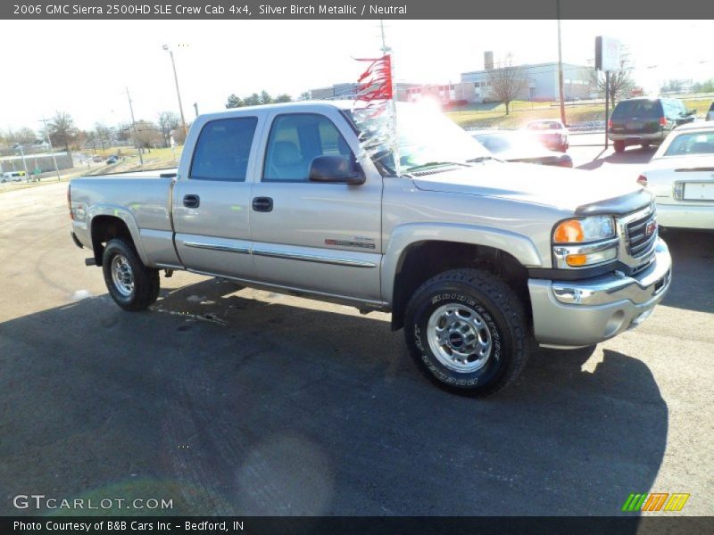 Silver Birch Metallic / Neutral 2006 GMC Sierra 2500HD SLE Crew Cab 4x4