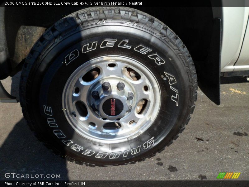 Silver Birch Metallic / Neutral 2006 GMC Sierra 2500HD SLE Crew Cab 4x4