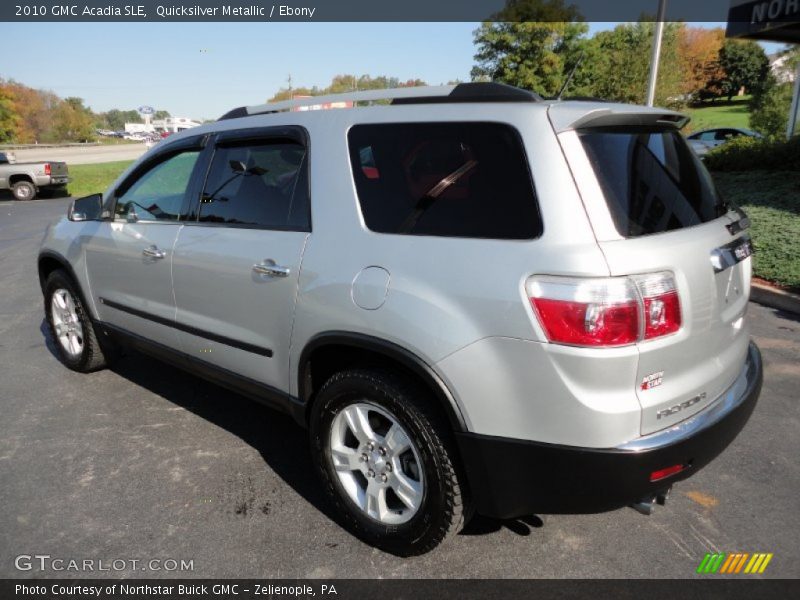 Quicksilver Metallic / Ebony 2010 GMC Acadia SLE