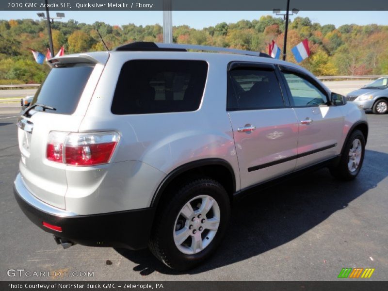 Quicksilver Metallic / Ebony 2010 GMC Acadia SLE