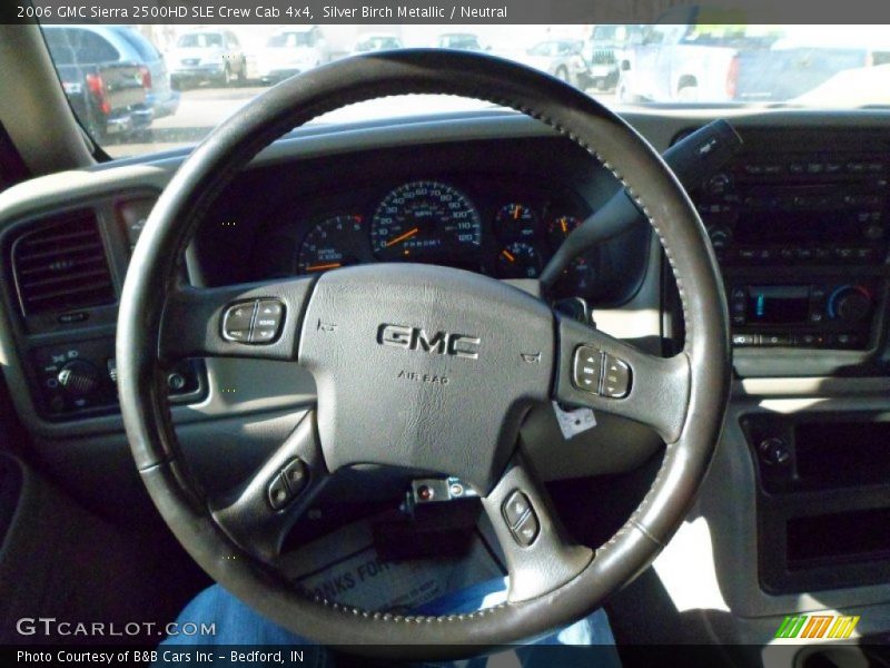 Silver Birch Metallic / Neutral 2006 GMC Sierra 2500HD SLE Crew Cab 4x4
