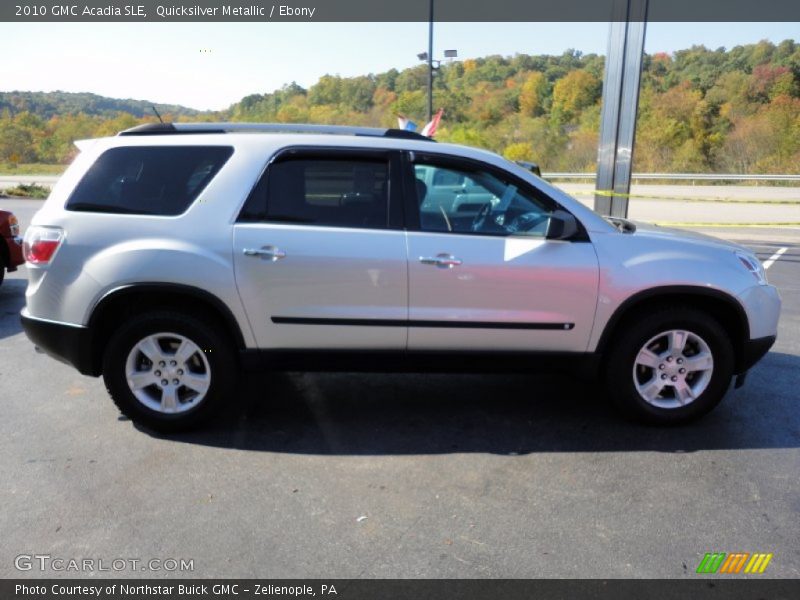 Quicksilver Metallic / Ebony 2010 GMC Acadia SLE