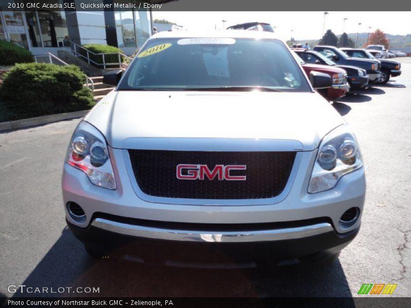 Quicksilver Metallic / Ebony 2010 GMC Acadia SLE