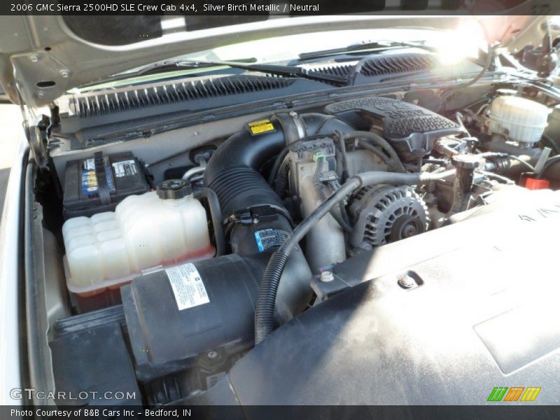 Silver Birch Metallic / Neutral 2006 GMC Sierra 2500HD SLE Crew Cab 4x4
