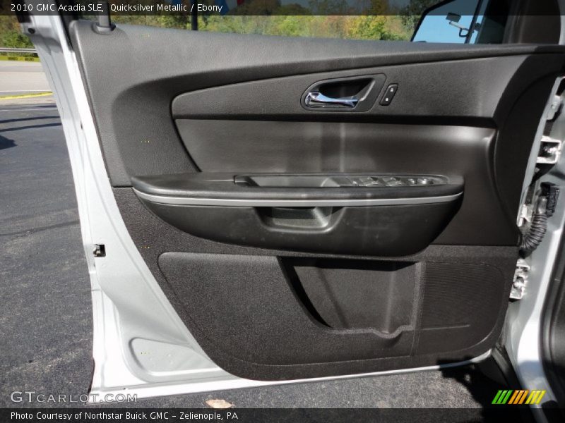 Quicksilver Metallic / Ebony 2010 GMC Acadia SLE