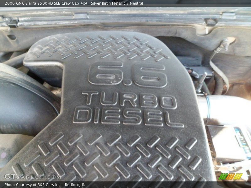  2006 Sierra 2500HD SLE Crew Cab 4x4 Engine - 6.6 Liter OHV 32-Valve Turbo-Diesel V8