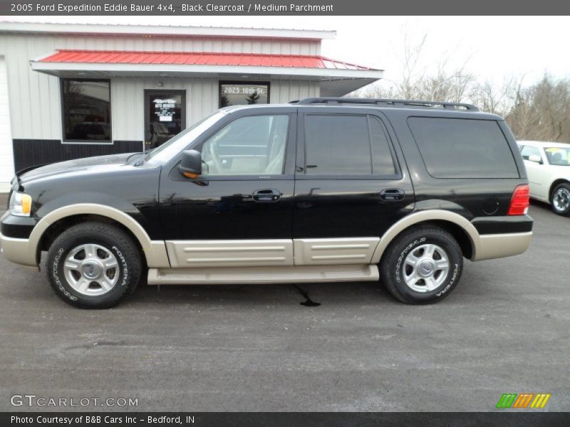 Black Clearcoat / Medium Parchment 2005 Ford Expedition Eddie Bauer 4x4