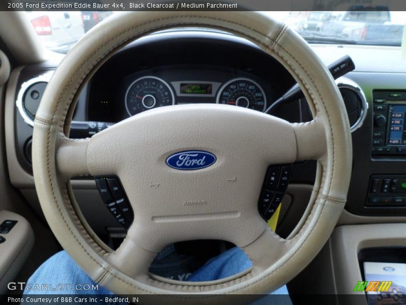 Black Clearcoat / Medium Parchment 2005 Ford Expedition Eddie Bauer 4x4