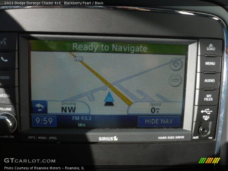 Blackberry Pearl / Black 2011 Dodge Durango Citadel 4x4