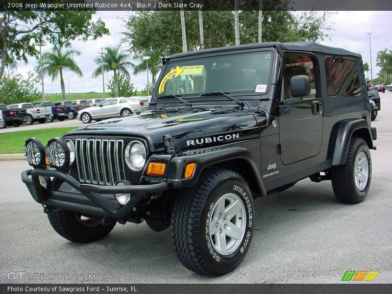 Black / Dark Slate Gray 2006 Jeep Wrangler Unlimited Rubicon 4x4