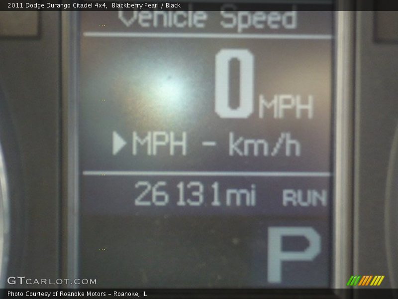 Blackberry Pearl / Black 2011 Dodge Durango Citadel 4x4