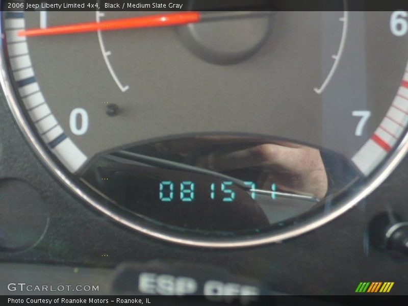 Black / Medium Slate Gray 2006 Jeep Liberty Limited 4x4