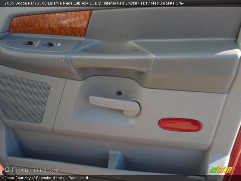 Inferno Red Crystal Pearl / Medium Slate Gray 2006 Dodge Ram 3500 Laramie Mega Cab 4x4 Dually