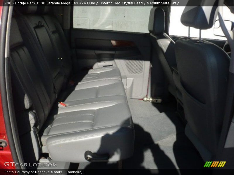 Inferno Red Crystal Pearl / Medium Slate Gray 2006 Dodge Ram 3500 Laramie Mega Cab 4x4 Dually
