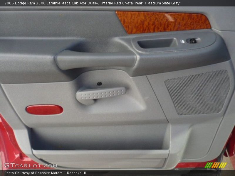 Inferno Red Crystal Pearl / Medium Slate Gray 2006 Dodge Ram 3500 Laramie Mega Cab 4x4 Dually
