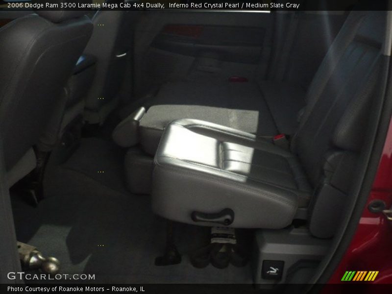 Inferno Red Crystal Pearl / Medium Slate Gray 2006 Dodge Ram 3500 Laramie Mega Cab 4x4 Dually