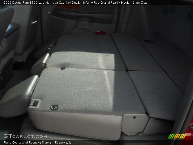 Inferno Red Crystal Pearl / Medium Slate Gray 2006 Dodge Ram 3500 Laramie Mega Cab 4x4 Dually