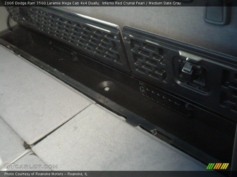 Inferno Red Crystal Pearl / Medium Slate Gray 2006 Dodge Ram 3500 Laramie Mega Cab 4x4 Dually