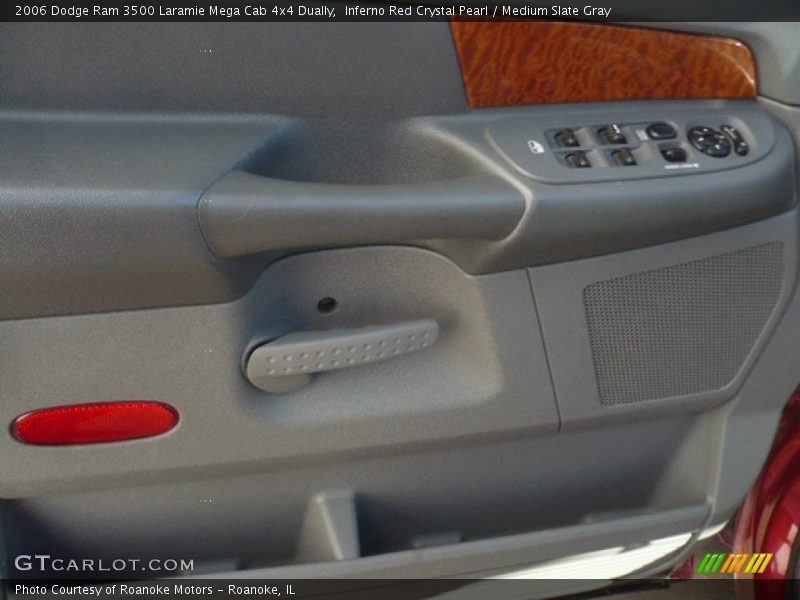 Inferno Red Crystal Pearl / Medium Slate Gray 2006 Dodge Ram 3500 Laramie Mega Cab 4x4 Dually