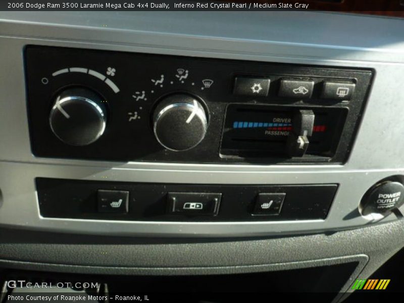 Controls of 2006 Ram 3500 Laramie Mega Cab 4x4 Dually