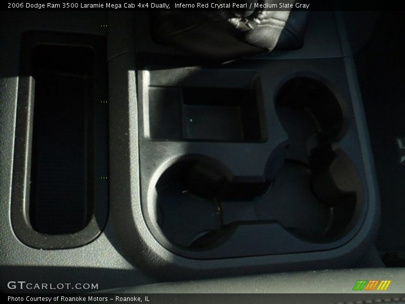 Inferno Red Crystal Pearl / Medium Slate Gray 2006 Dodge Ram 3500 Laramie Mega Cab 4x4 Dually