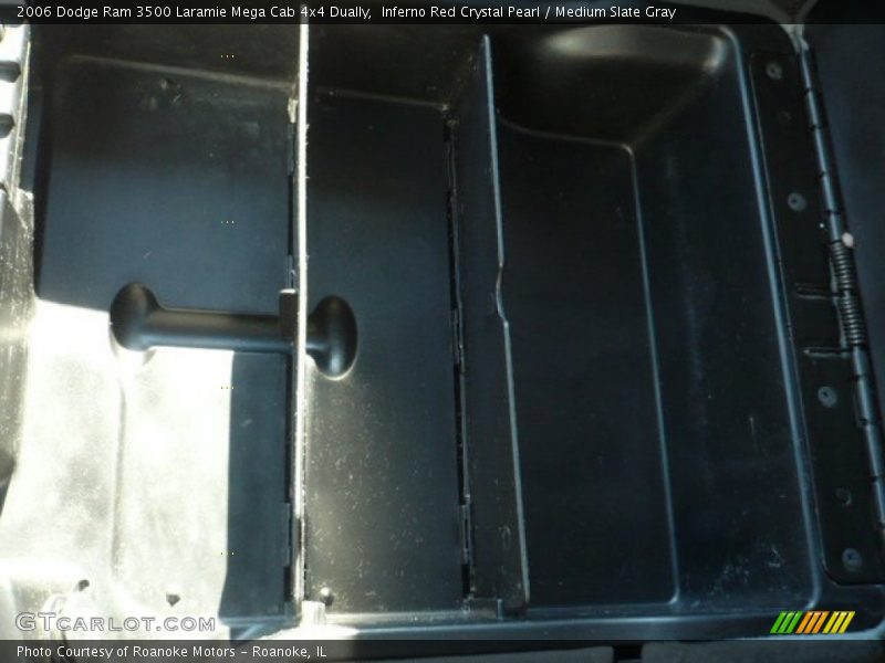 Inferno Red Crystal Pearl / Medium Slate Gray 2006 Dodge Ram 3500 Laramie Mega Cab 4x4 Dually