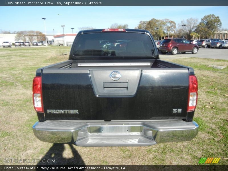 Super Black / Graphite 2005 Nissan Frontier SE Crew Cab