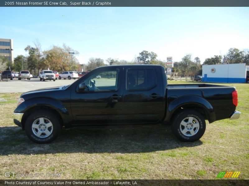 Super Black / Graphite 2005 Nissan Frontier SE Crew Cab