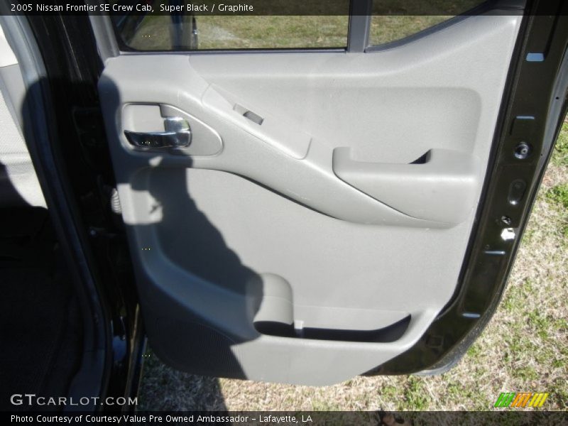 Super Black / Graphite 2005 Nissan Frontier SE Crew Cab