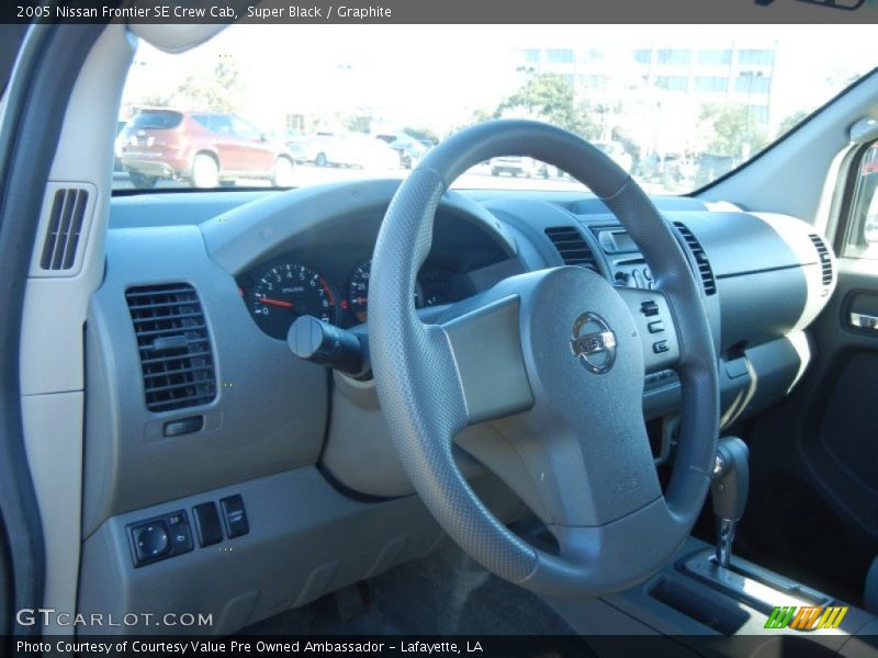 Super Black / Graphite 2005 Nissan Frontier SE Crew Cab