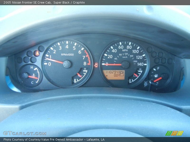 Super Black / Graphite 2005 Nissan Frontier SE Crew Cab