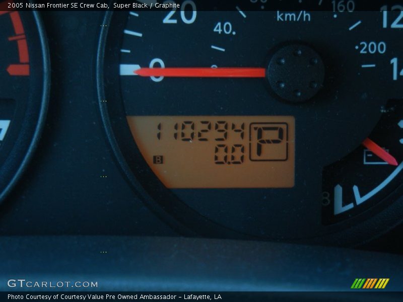 Super Black / Graphite 2005 Nissan Frontier SE Crew Cab
