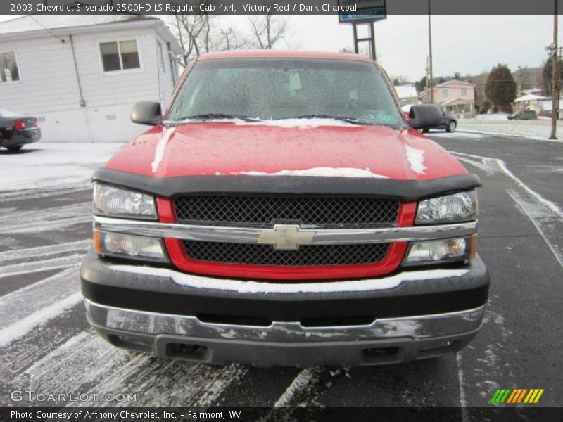Victory Red / Dark Charcoal 2003 Chevrolet Silverado 2500HD LS Regular Cab 4x4