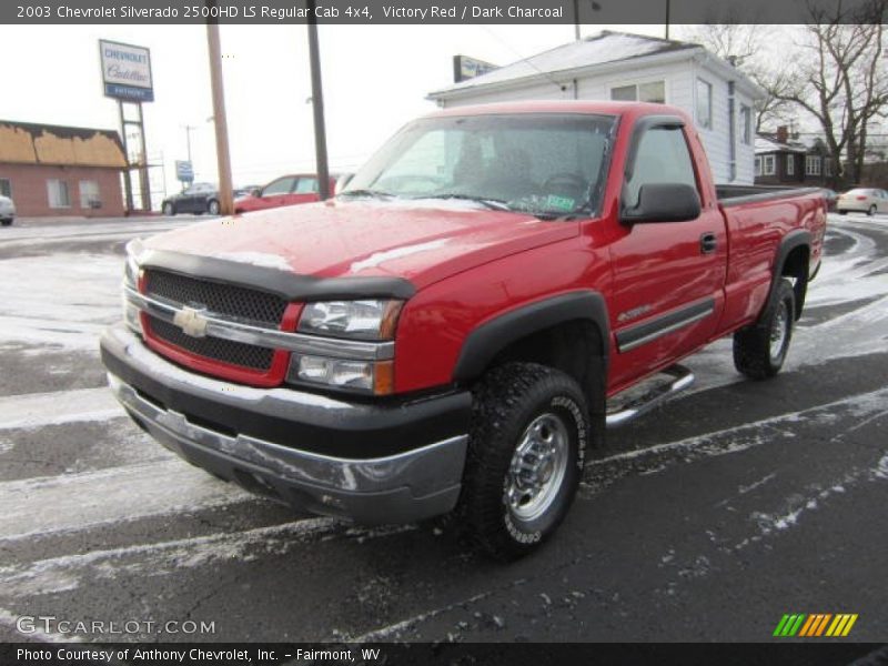 Victory Red / Dark Charcoal 2003 Chevrolet Silverado 2500HD LS Regular Cab 4x4