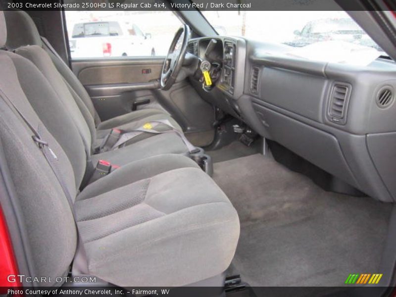 Victory Red / Dark Charcoal 2003 Chevrolet Silverado 2500HD LS Regular Cab 4x4