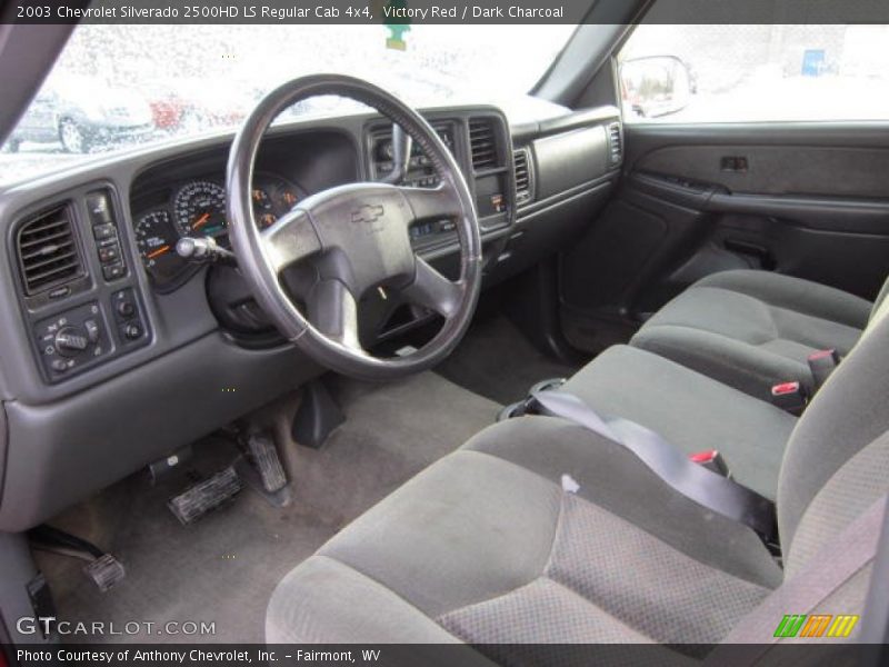 Dark Charcoal Interior - 2003 Silverado 2500HD LS Regular Cab 4x4 
